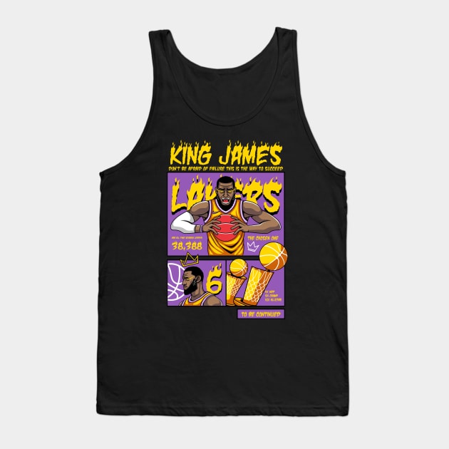 lebron king james Tank Top by imkram2x